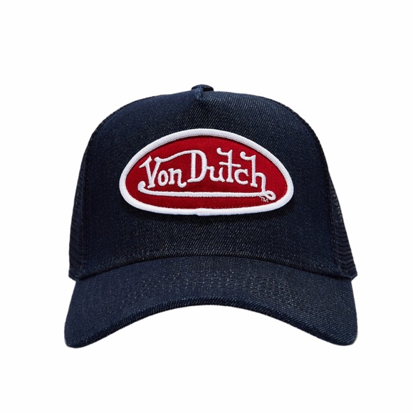 Von Dutch Other - Von Dutch‎ Dark Denim With red and White Logo NWT